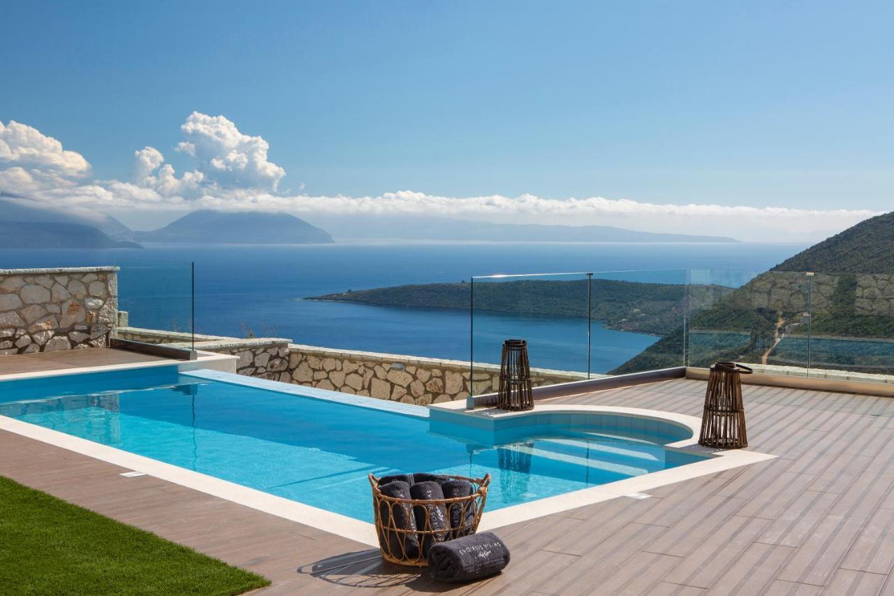 Heavenly Heights Villas By Kb Hospitality Evgiros Exterior foto
