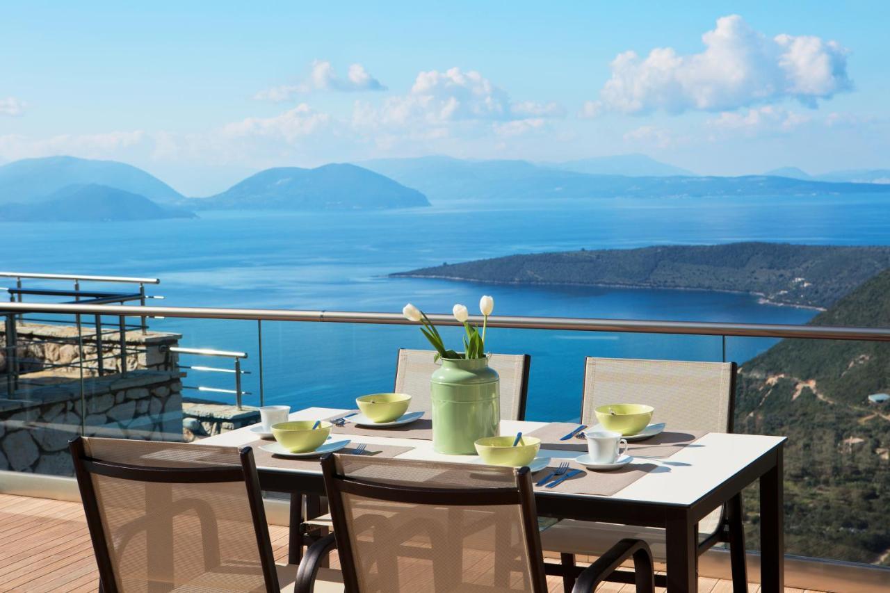 Heavenly Heights Villas By Kb Hospitality Evgiros Exterior foto